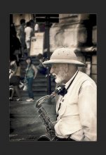 Старый Саксофонист... / Из серии &quot;Уличные Музыканты...&quot;