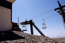 end of the season / Tochal mountain, near Tehran