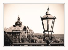 1857 год. Первая лампочка в Дрездене. / Из серии &quot;Открытки...&quot;