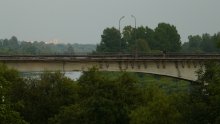Мост над Двиной / С зади виден Полоцк