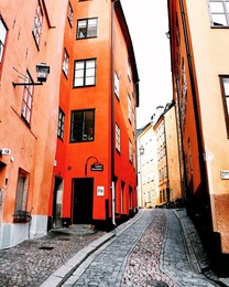 Лабиринты улочек старого города / Стокгольм,Швеция
