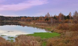 Осенний вечер в Орловском Полесье / Осенний вечер в Орловском Полесье