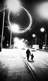 Город спит / Улица Федько в Кишинёве, начало 80-х гг 20 века