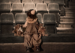 Дети цирка / Данная фотография сделана к Международной выставке кукол Doll Rendes-Vois в Париже.
