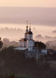 Там за туманами / Утренний туман. Город Владимир.