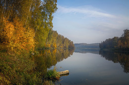 Осенняя тишина. / озеро Грумант, Тульская обл.