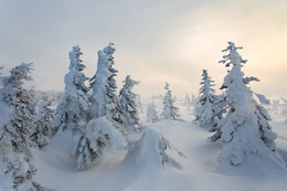 Восход / Снежный декабрь в горах Южного Урала