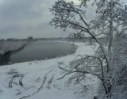 Про зиму и белые шубки на деревьях... / зима!..