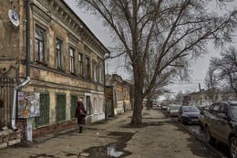 Снежок в Самаре. / Первый снег выпадет и растает.