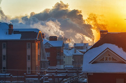 Холодное утро / г. Екатеринбург, зима 2017 года от Р. Х.
