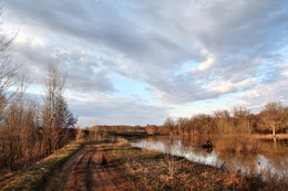 весна. / Весенние розливы.