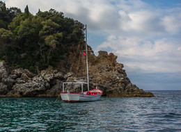 Морской пейзаж / Снимок из альбома о путешествии на остров Корфу,Греция.