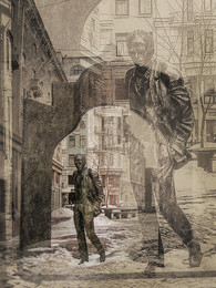 Прогулки по Москве. Арбат.Окуджава. / г. Москва.