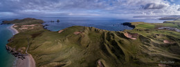 Залив Балнакейл (панорама) / Balnakeil Bay, Северная Шотландия. Панорама, снятая дроном.