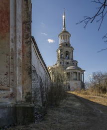 Спасская церковь. / Торжок. Борисоглебский монастырь, Спаса Нерукотворного Образа церковь (1804 г)