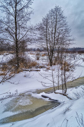 Зима в Дрезне / 21 января 2018 года река Дрезна