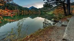 Горное озеро Алатзее (Германия, Бавария) / Горное озеро Алатзее (Германия, Бавария)