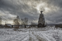 перед Рождеством... / январь 2018 г., Селигер, Ширков Погост, церковь Иоанна Предтечи