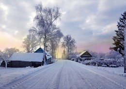 Зима в белорусской деревне / Зима в белорусской деревне