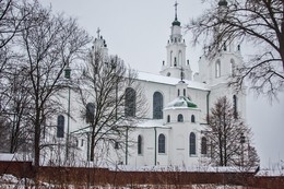 Софийский Собор. / Зима, вид Софийского Собора с обратной стороны.