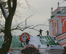 Зимние трудовые хлопоты... / В усадьбе Кусково...