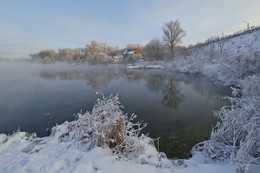 Январь на Горячке / Россия. Тула. Косая Гора. Озеро Горячка.