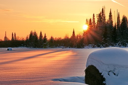 ПОЛЫХАЮЩИЙ СНЕГ / ТОМСКАЯ ОБЛАСТЬ
