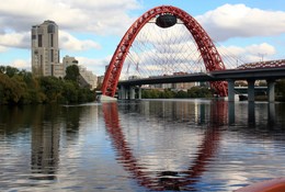 Живописный мост / Вантовый мост в Москве