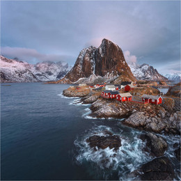 &nbsp; / Самые фотогеничные домики Норвегии.Остров Hamnoy.
Визитная карточка Лофотенских островов. Пожалуй, одно из самых фотографируемых мест.
