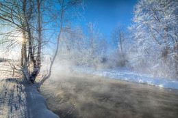 Утренняя белизна / Туман над речкой