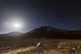 Памирское плато ночью / Памир. Таджикистан
4300м