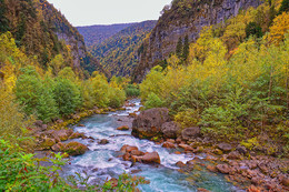 *Горная река.** / Одна из красивых рек в Абхазии,по дороге на озеро Рица.