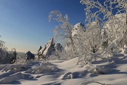 Зима на горе Колпаки / Гора Колпаки, Пермский край
