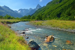 Лето в горах Кавказа / Гоначхир