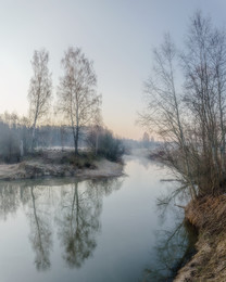 апрель на Молокче / весна, апрель, утро