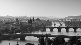 Черно-белая Прага / Прага,Чехия.