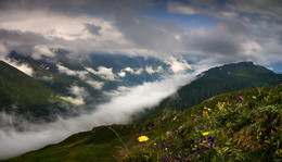 Среди облаков / лето на Кавказе