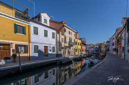 &nbsp; / ... entlang den Kanälen auf der Insel Burano in der Lagune von Venedig.