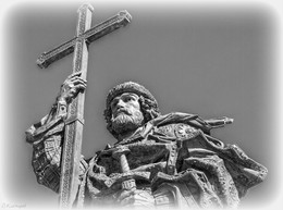 Князь Владимир. / Памятник на Боровицкой площади, Москва.