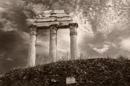 Память веков / Храм Диоскуров, калоннада "Три сестры". Форум, Рим.