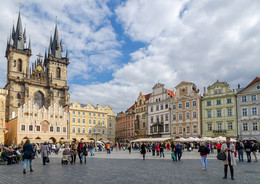 Вид на Староместскую площадь / Прага,Чехия.