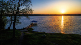 Рассвет на озере свитязь / Каждое утро прекрасно! особенно когда всходит солнце! фото сделаны с дрона DJI во время полетов на рассвете