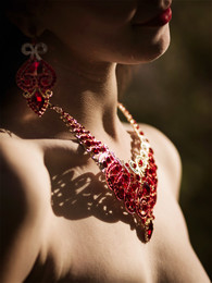 колье / колье ручной работы