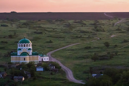 Дорога к храму / Хутор Дядин Белокалитвинского района, Ростовская область