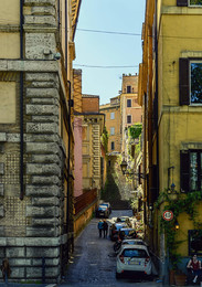 Рим. Via di Sant"Onofrio / Рим, Италия.