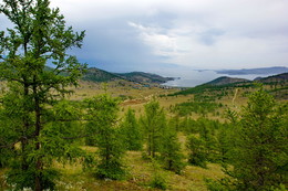 Вид на Куркутский залив / Байкал