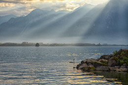 Озеро Леман / Швейцария, Монтрё.