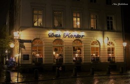 Das Kontor / Вечерний Гамбург перед Рождеством. Дождь... Ресторан в старом городе