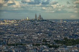Париж / Вид на Париж с Эйфелевой башни