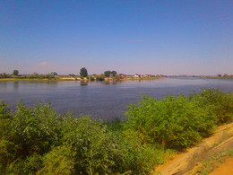 Вид на Кизань / Вид на Кизань с дикой набережной села Карагали.
